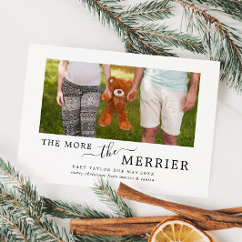 Tarjeta Festiva Más minimalista aún es la foto del embarazo más bo