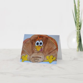 Tarjeta Festiva "¡Más puré de papas, por favor!"