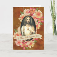 Masa Católica ofrece Corazón Sagrado Floral a Jesú