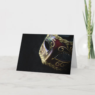 Tarjeta Festiva Máscara