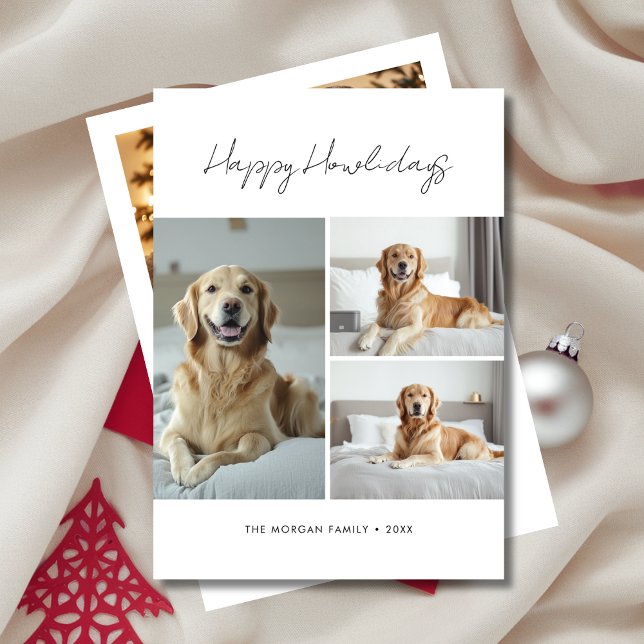 Tarjeta Festiva Mascota Happy Howlidays Dog Christmas Greetings Ph (Subido por el creador)