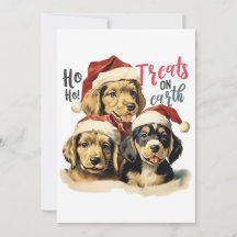 Mascotas de perros Navidades retro tratados 2023