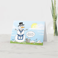 Masonic Frosty de los Navidades Snowman