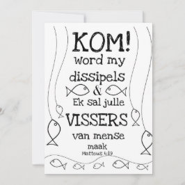 Tarjeta Festiva Mateo 4:19