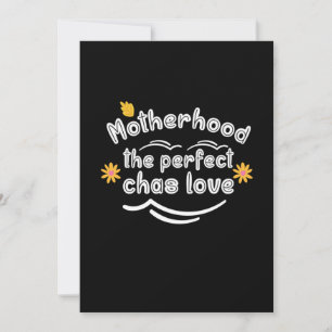 Tarjeta Festiva Maternidad El Amor Perfecto de Chas