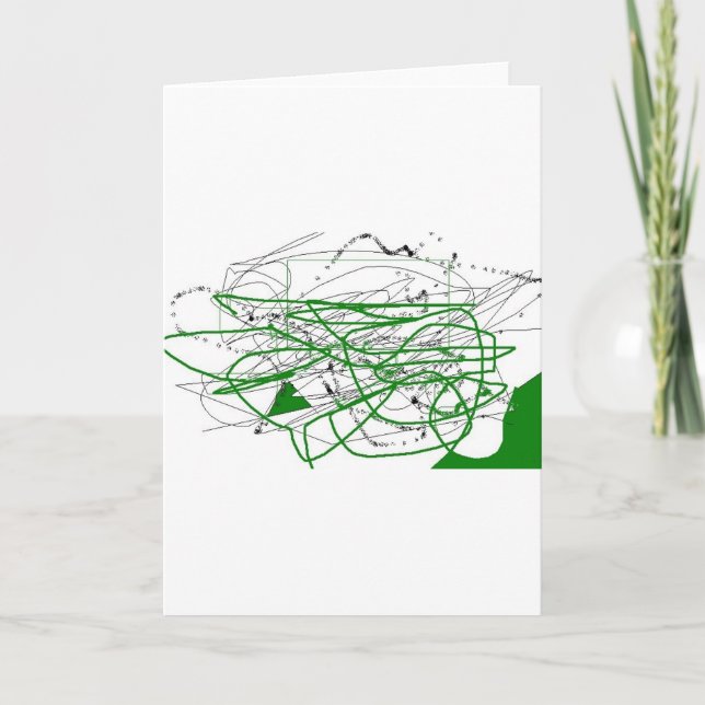 TARJETA FESTIVA MATRICES GRANDES DE LOS DATOS (Anverso)