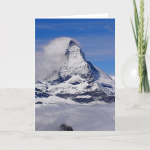 Tarjeta Festiva Matterhorn en Suiza