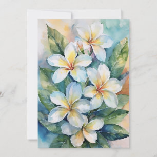 Tarjeta Festiva Maui Plumeria