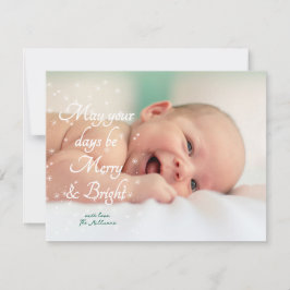 Tarjeta Festiva Mayores Navidades de sus días