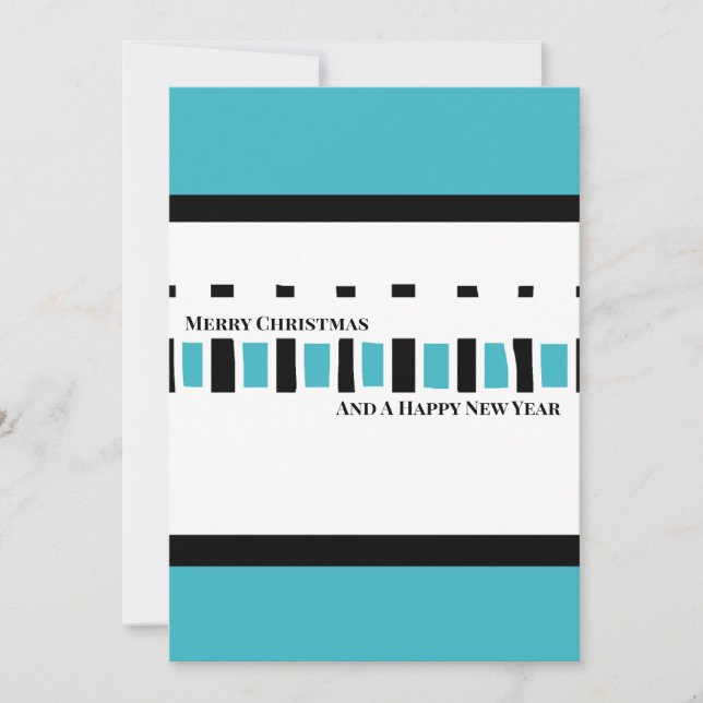 Tarjeta Festiva MAZ Striped Ribbed Knitting Pattern 236 Christmas  (Anverso)