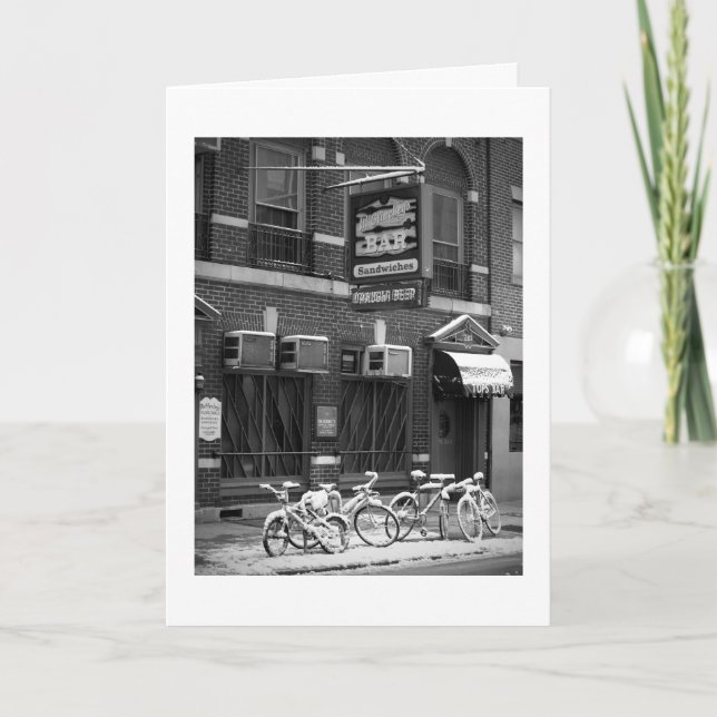 Tarjeta Festiva McGlinchy's Bar, Philadelphia GREETING CARD (Anverso)