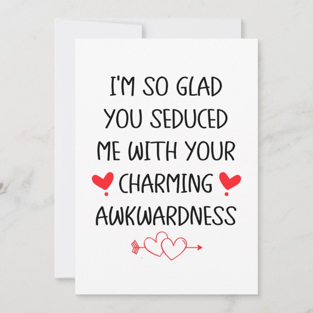 Tarjeta Festiva Me alegra tanto que me hayas educado con tu encant (Anverso)