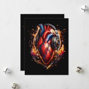 Tarjeta Festiva Me encanta la música