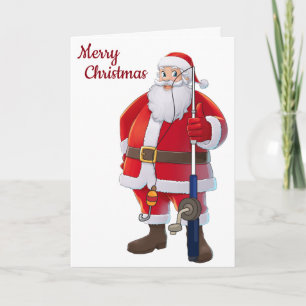 TARJETA FESTIVA **ME ENCANTA MI PESCADOR FAVORITO** EN NAVIDADES