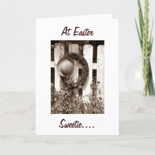 TARJETA FESTIVA ME ENCANTA "TÚ" SUECIA AL ESTILO DE LOS JARDINES O
