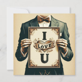 Tarjeta Festiva Me Encantan Las Cartas