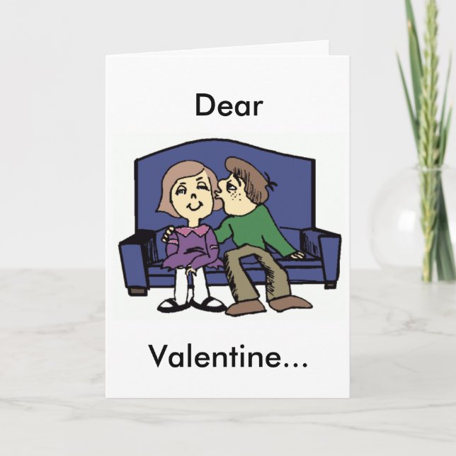 Tarjeta Festiva Me Gusta Valentine (Anverso)