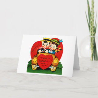 Tarjeta Festiva Me Gustaría "Correr" Contigo Valentine