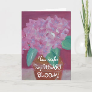 Tarjeta Festiva ¡Me haces el corazón!