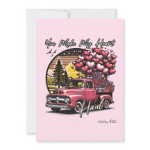 Me haces el corazón Haul Vintage Truck Valentine