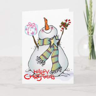 TARJETA FESTIVA ME HACES ****FELIZ TODOS LOS DÍAS*** NAVIDADES ALE