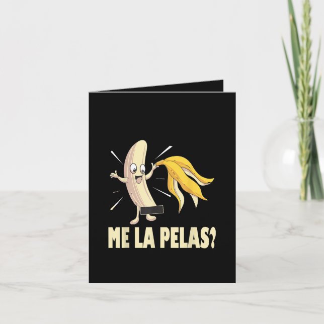 Tarjeta Festiva Me La Pelas (Anverso)