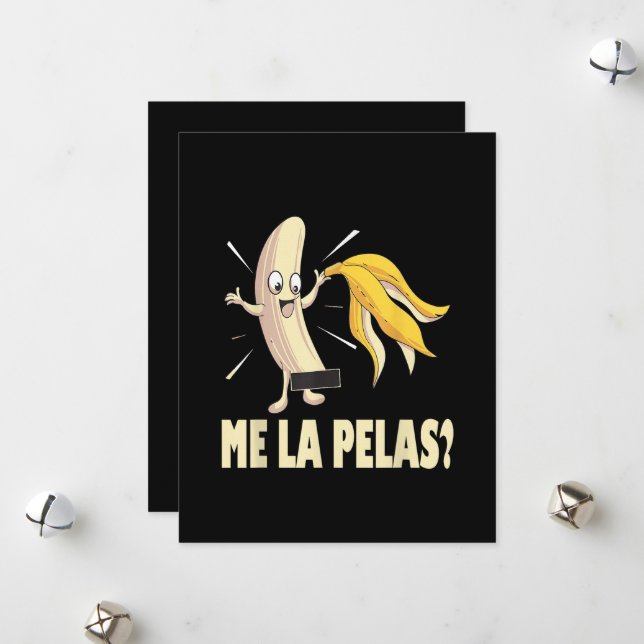Tarjeta Festiva Me La Pelas (Anverso/Reverso In Situ)