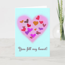 Tarjeta Festiva Me llena el corazón