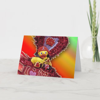 Tarjeta Festiva ¡Me Sacudes Las Plumas!