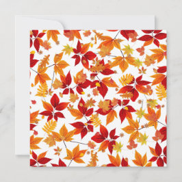 Tarjeta Festiva Medianoche de otoño