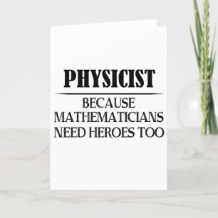 Tarjeta Festiva Médico - Porque los matemáticos también necesitan 