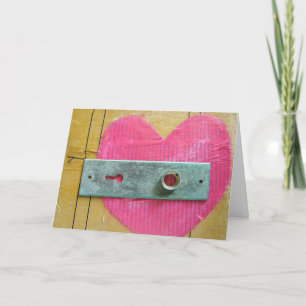 Tarjeta Festiva Medios mixtos del corazón, El día de San Valentín