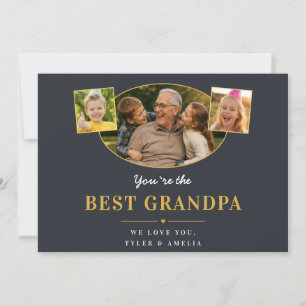 Tarjeta Festiva Mejor Abuelo Saludo de Abuelo 3 Foto