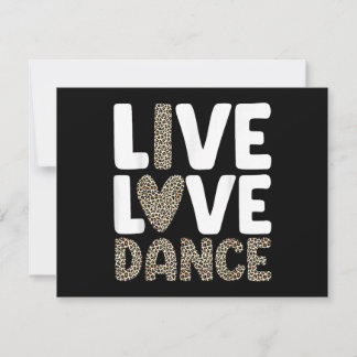Tarjeta Festiva Mejor Arte De Baile Para Hombres Mujeres Chicas Ni