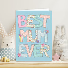 Mejor Día de la Madre azul de la Mamá