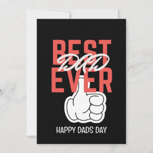 Tarjeta Festiva Mejor Día de los Padres