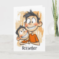 Mejor Hermano Familia Dibujos Animados Divertidos