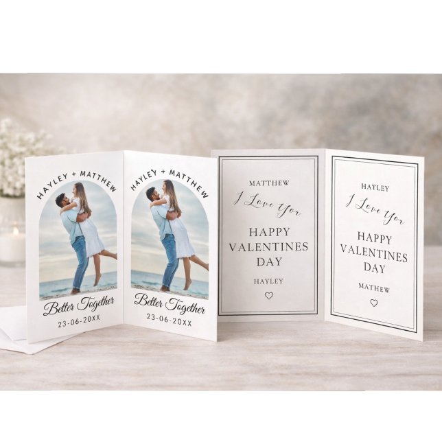 Tarjeta Festiva Mejor Juntos Foto del Día de San Valentín (Subido por el creador)