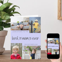 Mejor mamá del Día de la Madre 4 Collage de fotos 