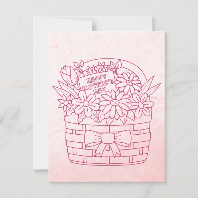 Tarjeta Festiva Mejor mamá del mundo  (Anverso)