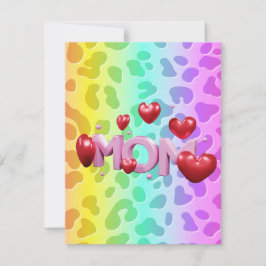 Tarjeta Festiva Mejor mamá del mundo 