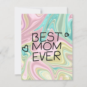 Tarjeta Festiva Mejor mamá del mundo