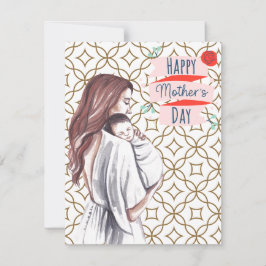 Tarjeta Festiva Mejor mamá del mundo 