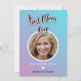 Tarjeta Festiva Mejor mamá del mundo