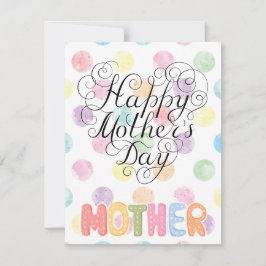 Tarjeta Festiva Mejor mamá del mundo 