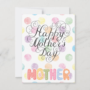 Tarjeta Festiva Mejor mamá del mundo