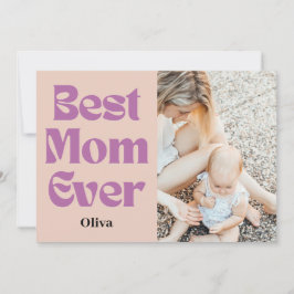 Tarjeta Festiva Mejor Mamá del Mundo – Regalo Personalizado para e