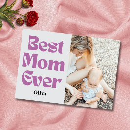 Tarjeta Festiva Mejor Mamá del Mundo – Regalo Personalizado para e