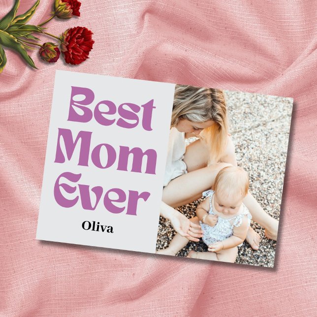 Tarjeta Festiva Mejor Mamá del Mundo – Regalo Personalizado para e (Subido por el creador)