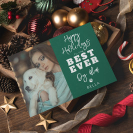 Tarjeta Festiva Mejor papá de perro de todos los tiempos | Foto